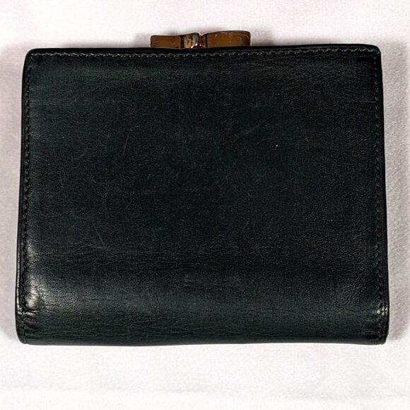 Tignenello Black Genuine Leather Wallet with Coin Purse - Picture 4 of 5